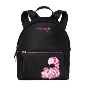 Kate Spade Disney Cheshire Cat Black Backpack